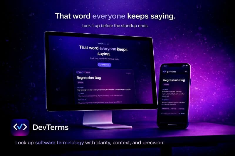 DevTerms: For Every Word You Quietly Googled