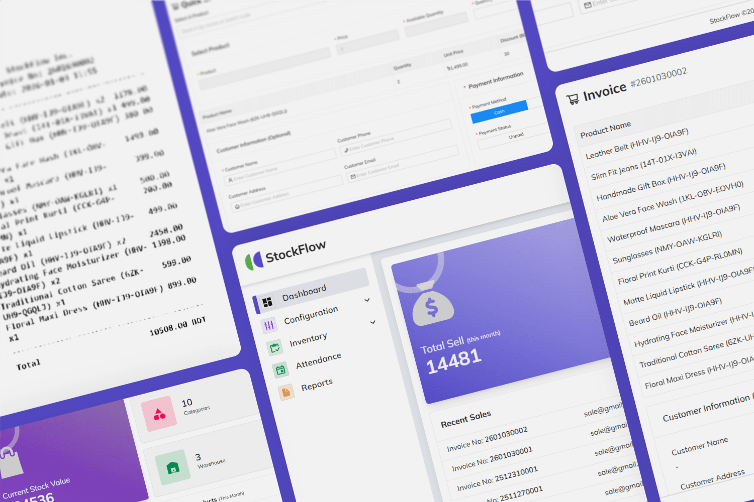 StockFlow Phase 2: Sales, Receipts, and Returns